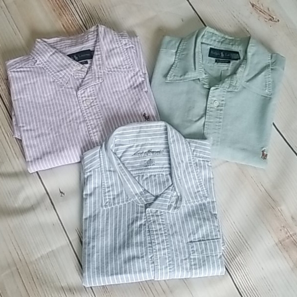3/$28 Bundle 3 Button Up Classic Shirt Sz 16.5 (M) - Picture 6 of 8
